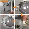 Charnière de porte de lave-linge GOTOTOP - Blanc - Universel - Alliage d'aluminium