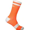 POC Lure Mtb Sock Long Socks Mixte, Zink Orange/Hydrogen White, M