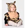 Den Goda Fen Verkleedkledij Tijger - Mini cape met capuchon - 86-110cm - 1-4 jaar - Multi