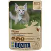 12x85g Bozita Bouchées en sauce Kitten poulet - Pâtée pour chat