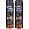 NIVEA MEN Deep Espresso Deodorant Spray  - DUOPAK - 2 x 150 ml