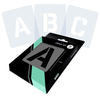 Set de pochoirs 7 cm - Alphabet n°1 - Qbix