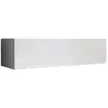 DESIGN AMEUBLEMENT Meuble TV - 1 Porte avec 2 Compartiments - Structure Mélamine 16mm - Couleur Blanc - 120 x 30 x 40cm - Modèle Aitana M1