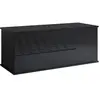 Coffre de rangement - ARIEL - Noir Brillant - 100 x 40 x 40cm