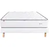 LUXURY LITERIE - Ensemble matelas + sommier - IRIS - 160 x 200 cm - Ta...