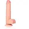 RealRock by Shots Dildo with Balls and Suction Cup - 9''/ 23 cm
