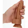 RealRock by Shots Curved Realistic Dildo with Balls and Suction Cup - 6 / 15,5 cm