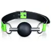 Shots - Ouch! Stevige Ball Gag neon green/black