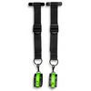 Shots - Ouch! Door Restraint Kit - Glow in the Dark - Neon Green/Black