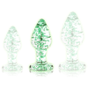 Shots - Ouch! Glazen Butt Plug - Medium clear