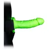 Ouch! by Shots Realistic Strap-On Harness - Glow in the Dark - 7 / 18 cm