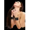 Shots - Ouch! Fluweel Verstelbare Handboeien black