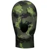 Mask With Mouth Opening - Army Theme - Green