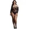 Shots - Le Désir Wonder Strass Bodysuit - Plus Size black Queen Size