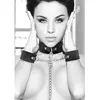 Ouch! Velcro Collar With Leash And Hand Cuffs