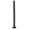 Ouch! by Shots Ass Textured Snake Dildo - 22 / 55 cm