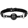 Shots - Ouch! Ball Gag met Gaten en Diamanten black