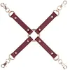 Shots - Ouch! Hogtie Connector burgundy