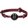 Shots - Ouch! Ballgag met Gaten burgundy