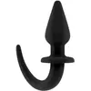 Shots - Ouch! Flexibele Rubberen Butt Plug black