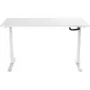 Euroseats Bureau Assis-Debout Manivelle 140 x 80 Blanc/Blanc 