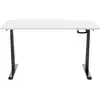 Euroseats Bureau Assis-Debout Manivelle 120 x 80 Noir/Blanc