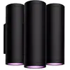 Philips Hue Appear Applique Murale White and Color Noir Lot de 3