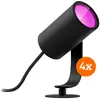 Philips Hue Lily Kit de Démarrage White and Color Spot à Planter Lot de 4