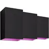 Philips Hue Resonate Applique Murale White and Color Noir Lot de 3