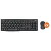 Logitech MK295 Clavier et Souris Sans Fil Noir BE AZERTY Lot de 2