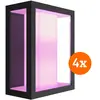 Philips Hue Impress Applique Murale White and Color Noir Large Lot de ...