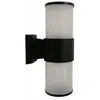 Silumen - Applique Murale led IP44 double faisceau E27 Opaque