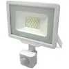 Silumen - Projecteur led Extérieur 50W IP65 blanc avec Détecteur de Mouvement Crépusculaire - Blanc Neutre
