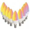 Ampoule led Connectée Wifi E14 5.5W rgbw C37 - Pack de 10 Silumen