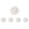Spot led Encastrable 5W IP65 Ø72mm Blanc - Pack de 5 / Blanc Chaud Silumen