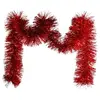 Kerstkrans 2m L.15cm - Plastic - Rood - Rouge - SILUMEN