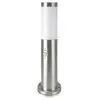 Borne de Jardin Acier Inoxydable avec Détecteur 45cm pour Ampoule E27 ...