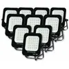 SILAMP Projecteur led Extérieur smd 20W IP65 Noir (Pack de 10) - Blanc