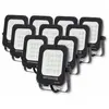 SILAMP Projecteur led Extérieur smd 10W IP65 Noir (Pack de 10) - Blanc