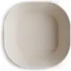 Mushie Lot de 2 bols carrés Ivory