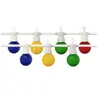 SILAMP Guirlande Guinguette led 13M 20pcs 6W IP65 Multicolore - Câble b