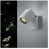 SILAMP Applique Murale Argent led IP44 Orientable pour ampoule GU10 - s