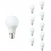 Ampoule LED B22 9W 220V A60 180° (Pack de 10) - Blanc Chaud 2300K - 35...