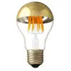 SILAMP Ampoule led E27 Filament 7W A60 Reflet Or - Blanc Chaud 2300K -