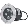 SILAMP Spot led Extérieur Encastrable IP65 220V Sol 5W 80° Ø130 - Blanc