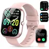 Montre Connectée Femme avec Appel Bluetooth,Montre Connectée Homme 1.9...