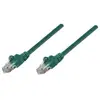 Intellinet Network Patch Cable, Cat5e, 2m, Green, CCA, U/UTP, PVC, RJ45, Gold Plated Contacts, Snagless, Booted, Lifetime Warranty, Polybag - Cordon de raccordement - RJ-45 (M) pour RJ-45 (M) - 2 m - UTP - CAT 5e - moulé, sans crochet - vert