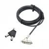 DICOTA D31886 kabelslot Zwart, Zilver 2 m