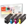 Peach Lot de Cartouches d'encre XL C1500 pour Canon PGI-1500XL, 9182B0...
