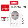 Skross Adaptateur Secteur De Voyage + 2 X Usb-a (7640166324379)